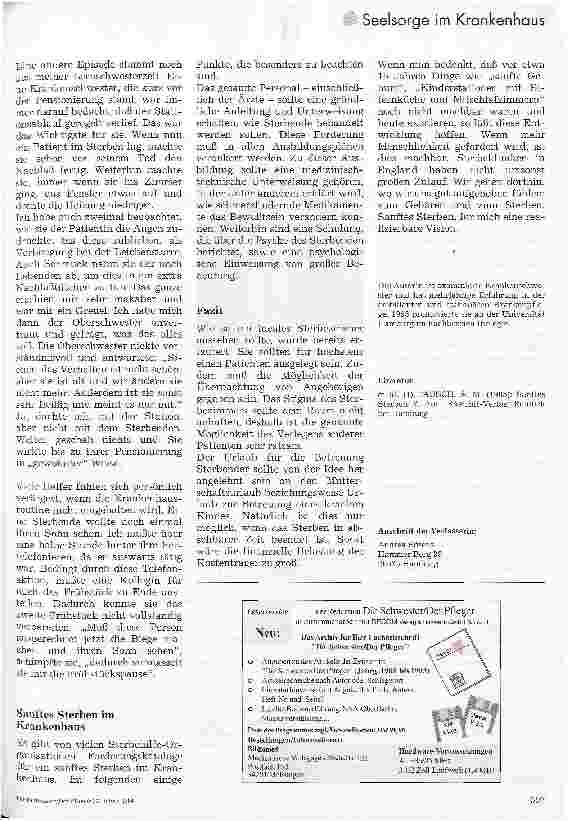Vorschauseite 3: Sterben im Krankenhaus Teil 2