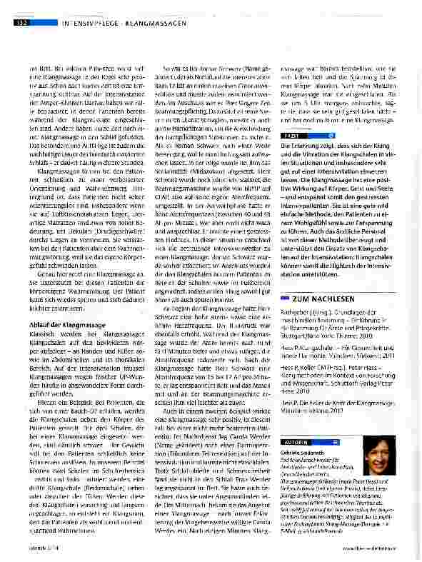 Vorschauseite 3: Klangschalen unterstützen die Hochtechnologie