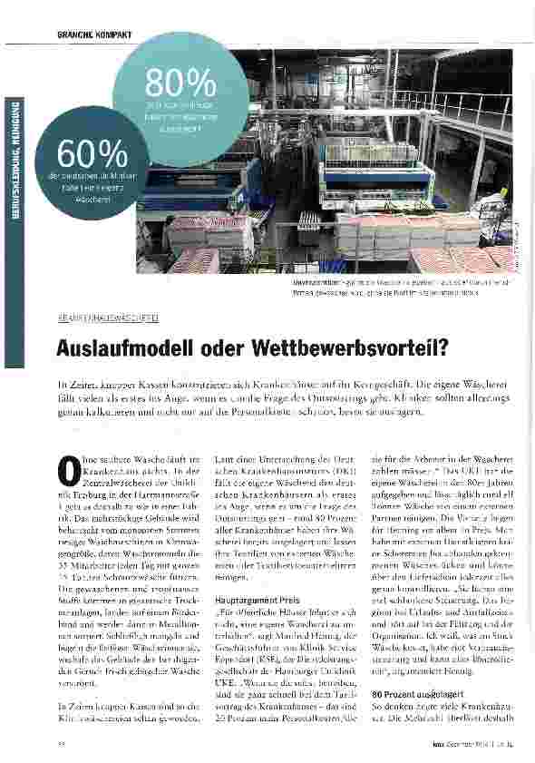 Vorschauseite 2: Auslaufmodell oder Wettbewerbsvorteil?