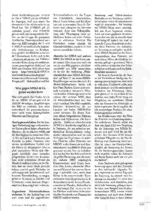 Vorschauseite 4: AKTIV WERDEN GEGEN MRSA