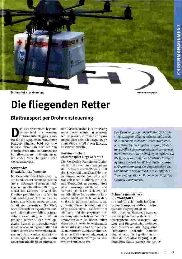 Vorschauseite 1: Die fliegenden Retter