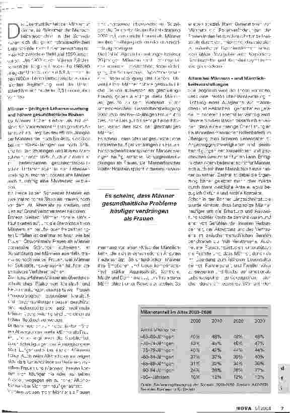 Vorschauseite 2: Altern Männer anders als Frauen?