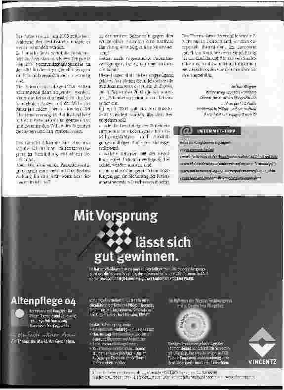 Vorschauseite 2: Sterbehilfe und Patientenschutz
