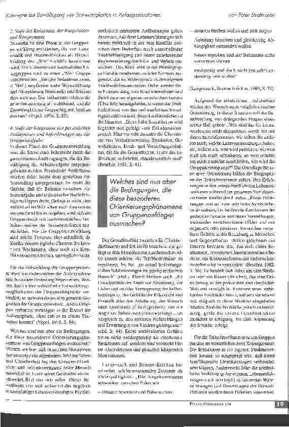 Vorschauseite 2: Die Crux mit den Neuen - Konzepte zur Bewältigung von Schwierigkeiten in Anfangssituationen