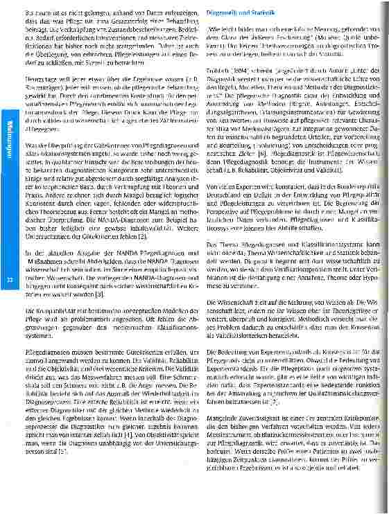 Vorschauseite 2: Pflegediagnostik wird Statistik sein oder Pflegediagnostik wird nicht sein