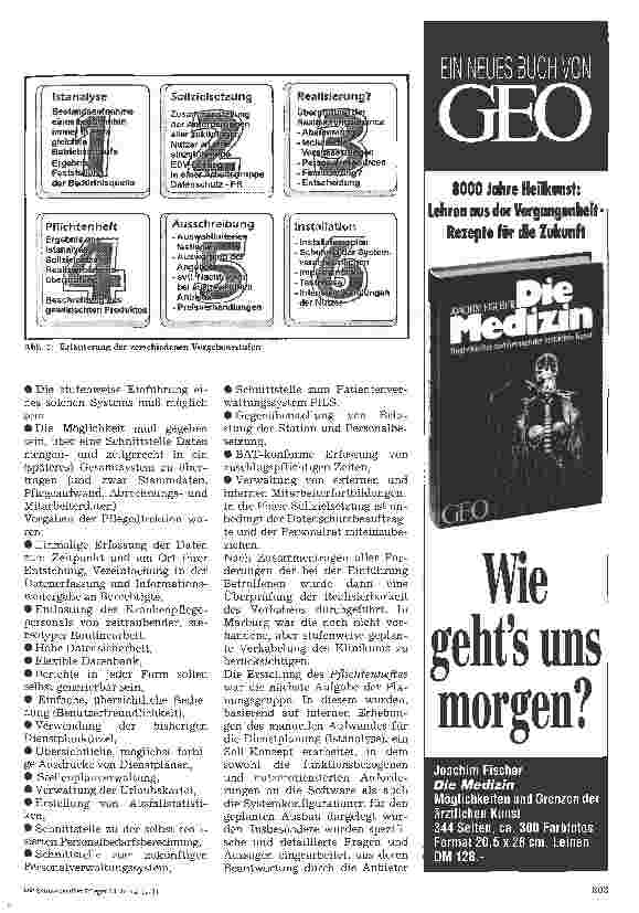 Vorschauseite 3: Auswahl und Einführung eines Personaldispositionsund -abrechnungssystems für den Bereich des Pflegedienstes Beispiel Marburg