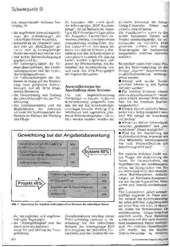 Vorschauseite 4: Auswahl und Einführung eines Personaldispositionsund -abrechnungssystems für den Bereich des Pflegedienstes Beispiel Marburg