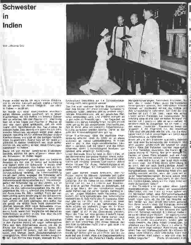 Vorschauseite 1: Schwester in Indien