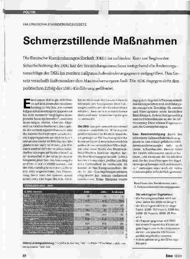 Vorschauseite 1: Schmerzstillende Maßnahmen