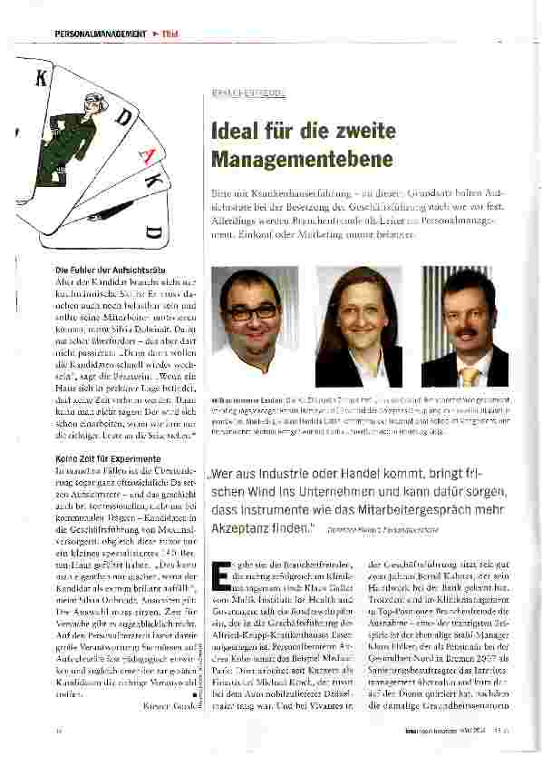 Vorschauseite 1: Ideal für die zweite Managementebene
