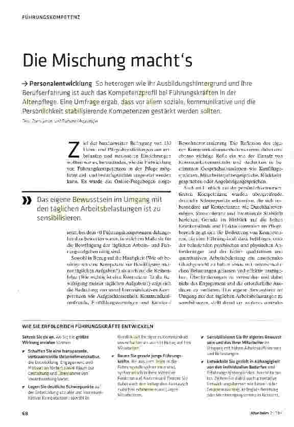 Vorschauseite 1: Die Mischung macht es