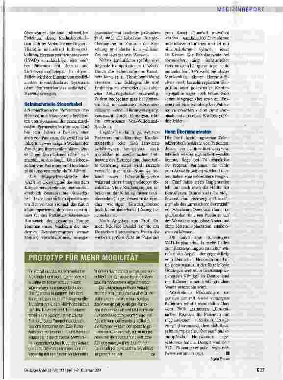 Vorschauseite 2: Auf dem Weg zum Dauereinsatz