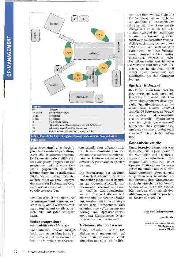Vorschauseite 3: Operieren nach eigenen StandardsOP-Team am LKH Villach ist weltweites Vorbild