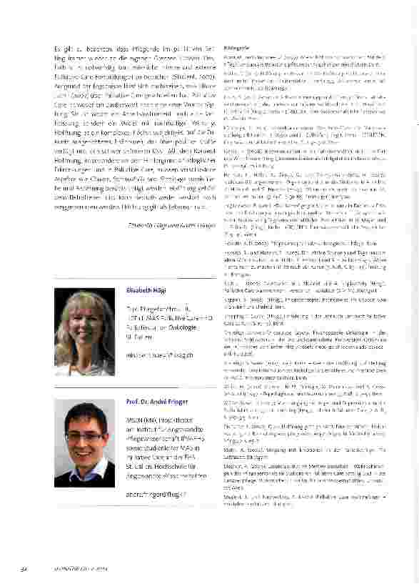 Vorschauseite 4: Hoffnung als Ressource in Palliative Care