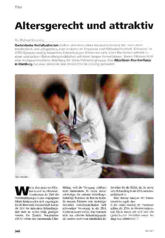 Vorschauseite 1: Altersgerecht und attraktiv