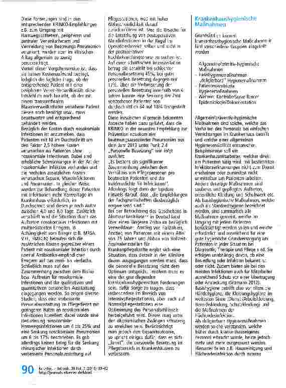 Vorschauseite 3: Wertigkeit unterschiedlicher krankenhaushygienischer Maßnahmen