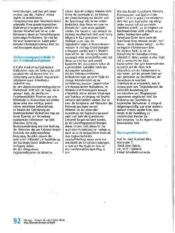 Vorschauseite 5: Wertigkeit unterschiedlicher krankenhaushygienischer Maßnahmen