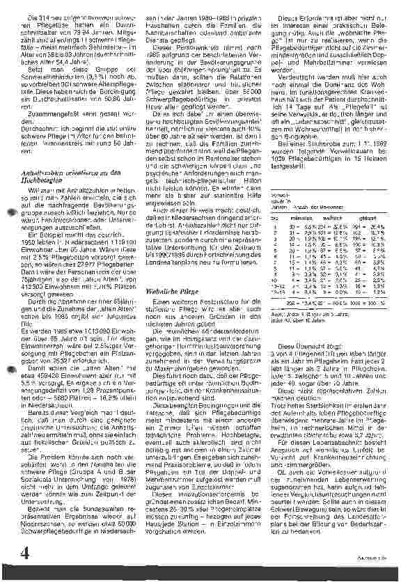 Vorschauseite 3: Zur Lage der institutionellen Altenhilfe
