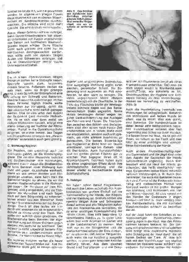 Vorschauseite 2: Moderne Entwicklung in der Orthopädie 6. Folge: Antiseptik und Asepsis
