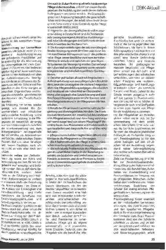 Vorschauseite 3: Theorie & Praxis in der Ausbildung