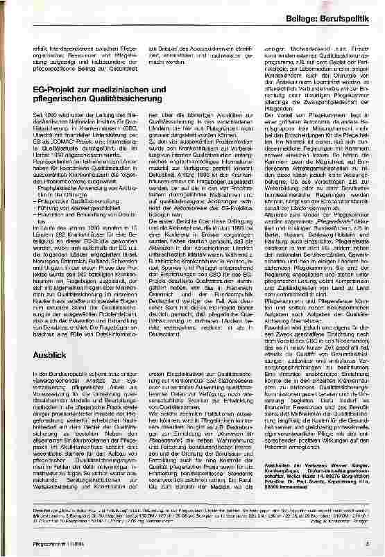 Vorschauseite 4: Grundlagen und Stand pflegerischer Qualitätssicherung