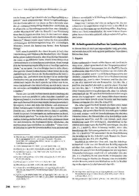 Vorschauseite 3: Arbeitsgemeinschaften der Personalvertretungen -notwendiges aber ungeliebtes Instrument der Mitarbeiter-vertretung?