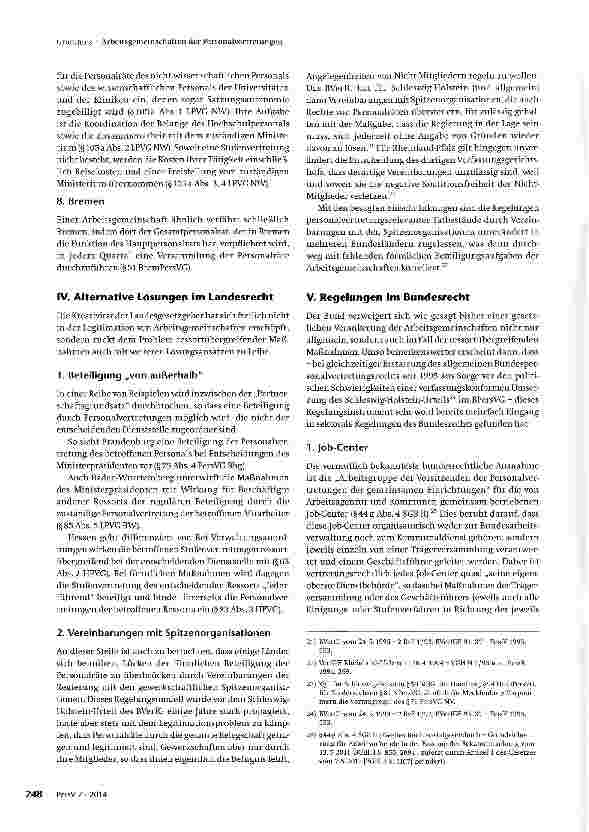 Vorschauseite 5: Arbeitsgemeinschaften der Personalvertretungen -notwendiges aber ungeliebtes Instrument der Mitarbeiter-vertretung?