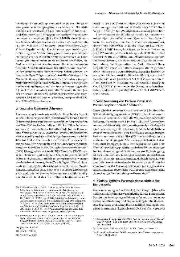 Vorschauseite 6: Arbeitsgemeinschaften der Personalvertretungen -notwendiges aber ungeliebtes Instrument der Mitarbeiter-vertretung?