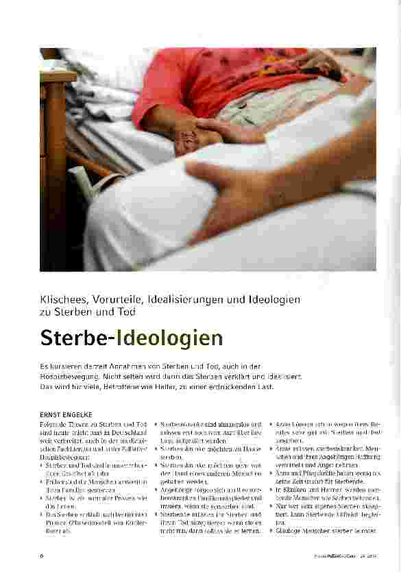 Vorschauseite 1: Sterbe-Ideologien