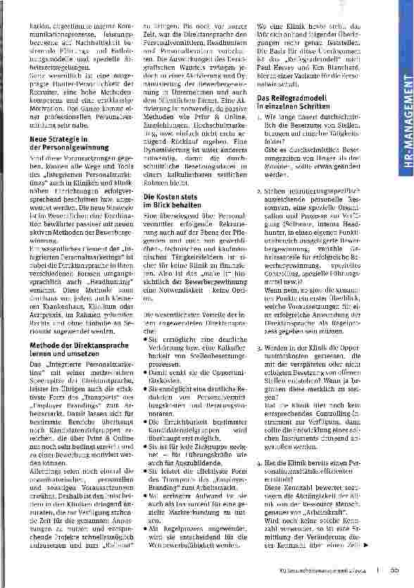 Vorschauseite 2: Personalmarketing in Zeiten des demografischen Wandels