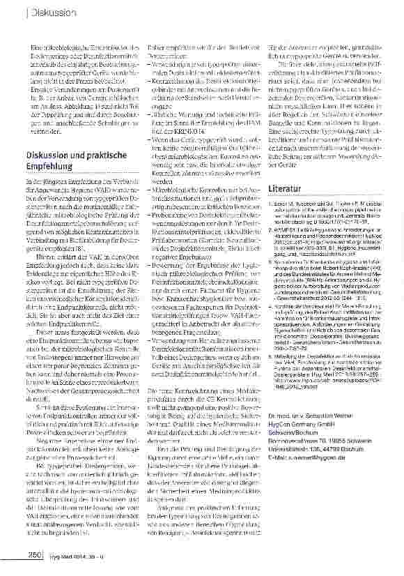 Vorschauseite 3: Die Typprüfung als Grundlage für die sichere Herstellung von Desinfektionsmittellösungen mit Hilfe von dezentralen Dosiergeräten