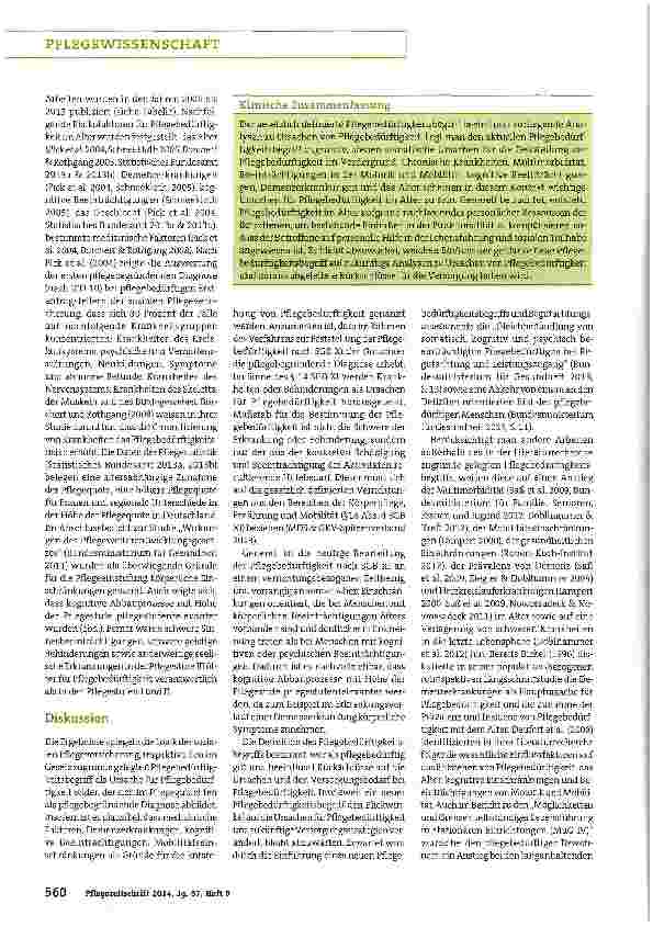 Vorschauseite 3: Ursachen für Pflegebedürftigkeit im Kontext der sozialen Pflegeversicherung