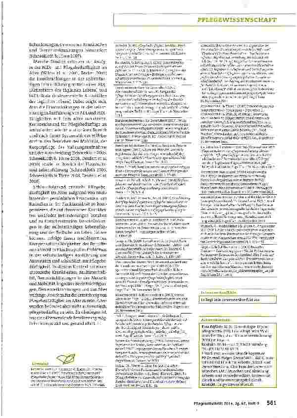 Vorschauseite 4: Ursachen für Pflegebedürftigkeit im Kontext der sozialen Pflegeversicherung