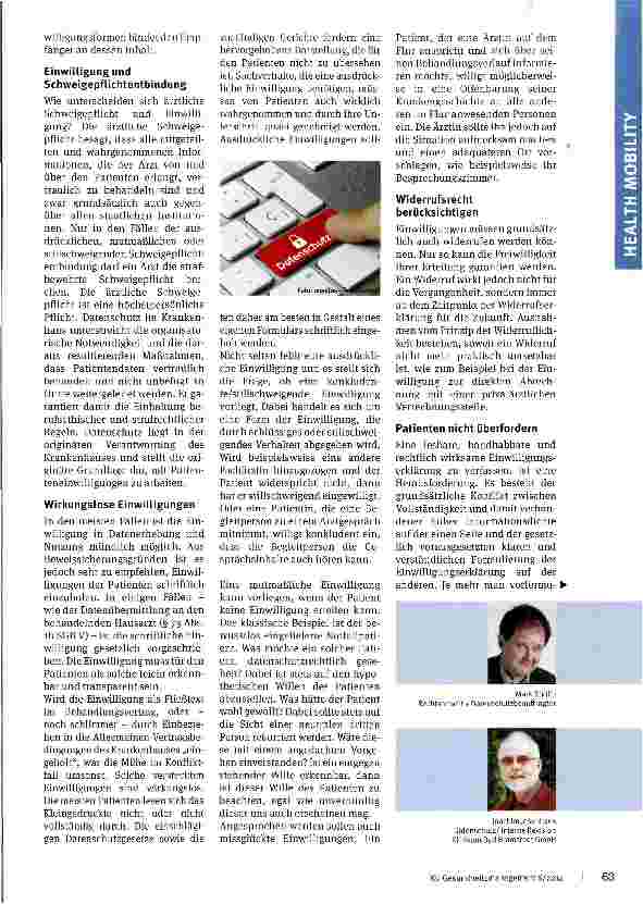Vorschauseite 2: Zustimmung unter widrigen Umständen