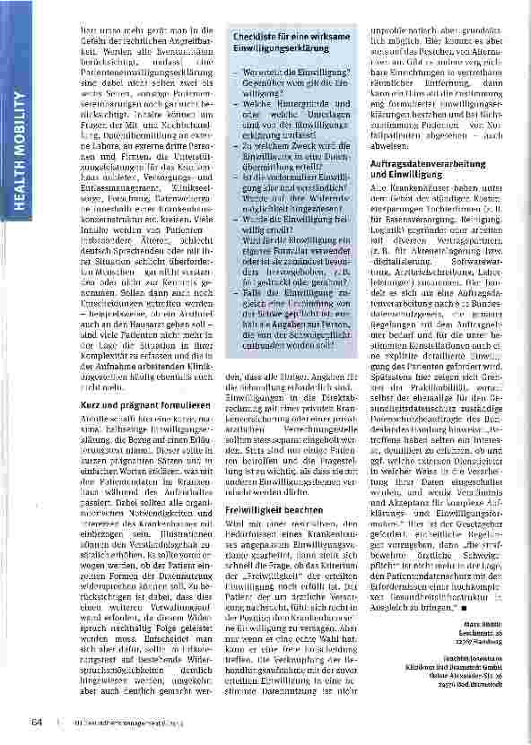 Vorschauseite 3: Zustimmung unter widrigen Umständen