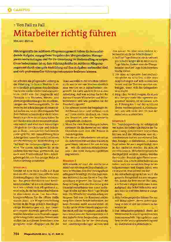 Vorschauseite 1: Mitarbeiter richtig führen