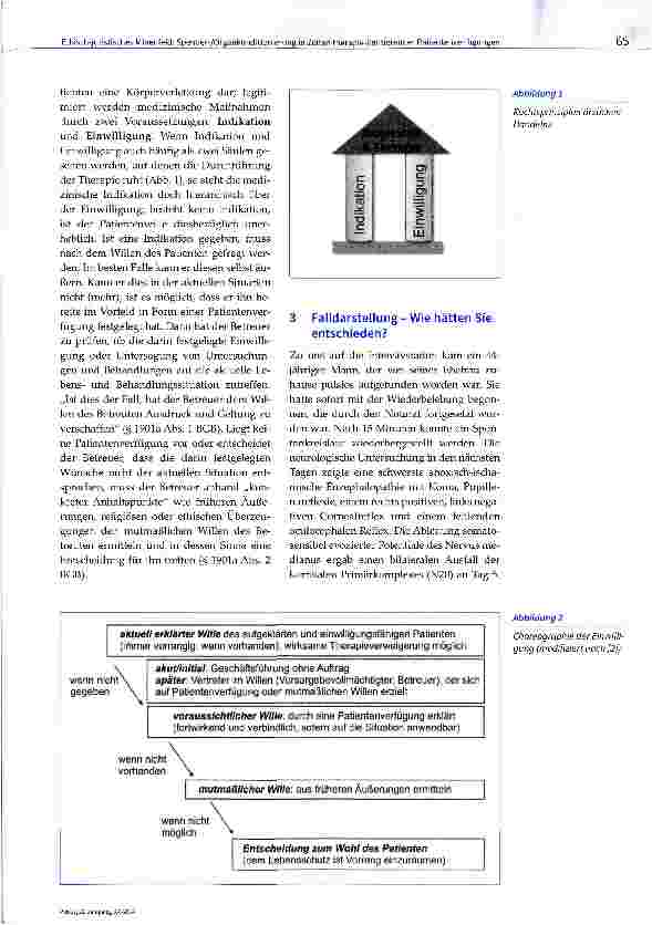 Vorschauseite 2: Ethisch-juristisches Minenfeld: Spender-/Organkonditionierung in Zeiten therapie-limitierender Patientenverfügungen
