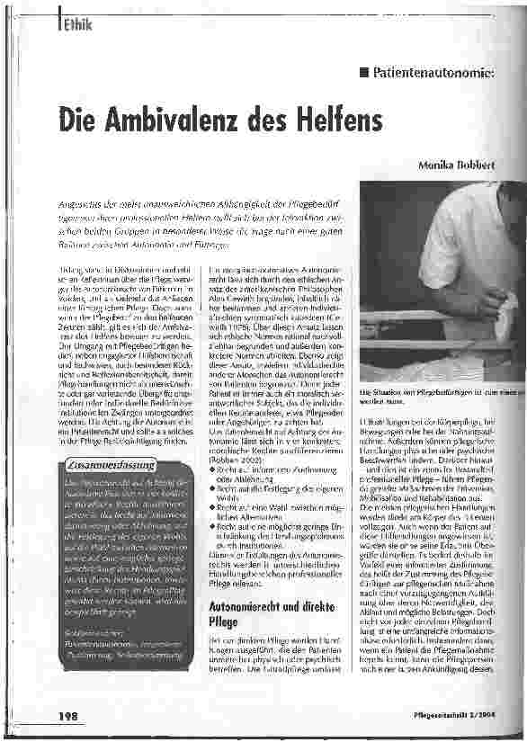 Vorschauseite 1: Die Ambivalenz des Helfens