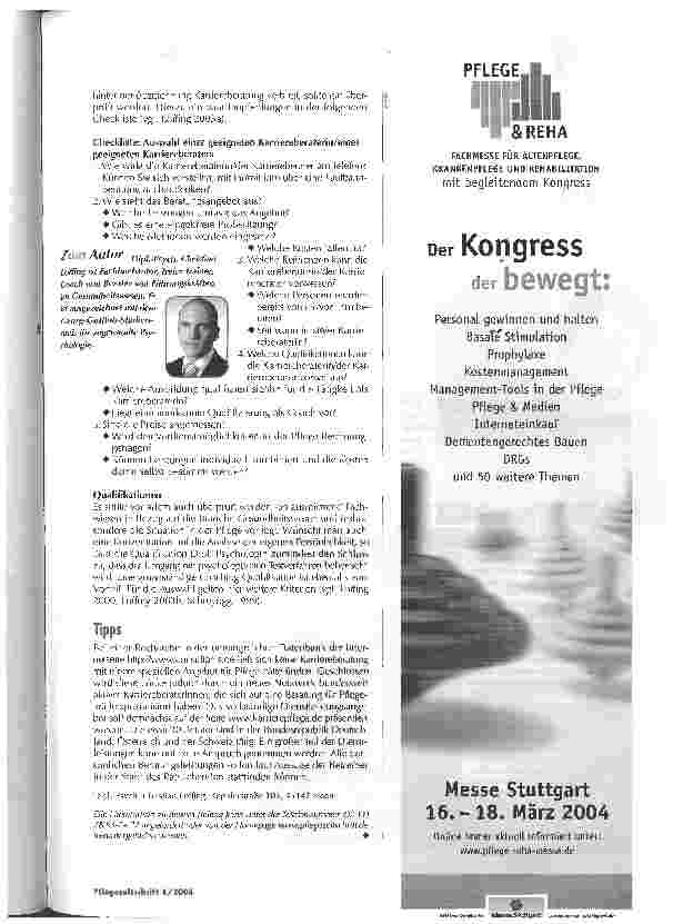 Vorschauseite 4: Nicht auf den Zufall warten