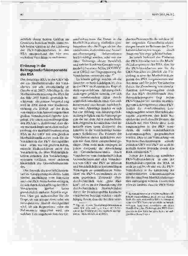 Vorschauseite 4: Integration der Privaten Krankenversicherung (PKV) in den Risikostrukturausgleich der Gesetzlichen Krankenversicherung (GKV) - Eine funktional äquivalente Alternative zur Bürgerve…