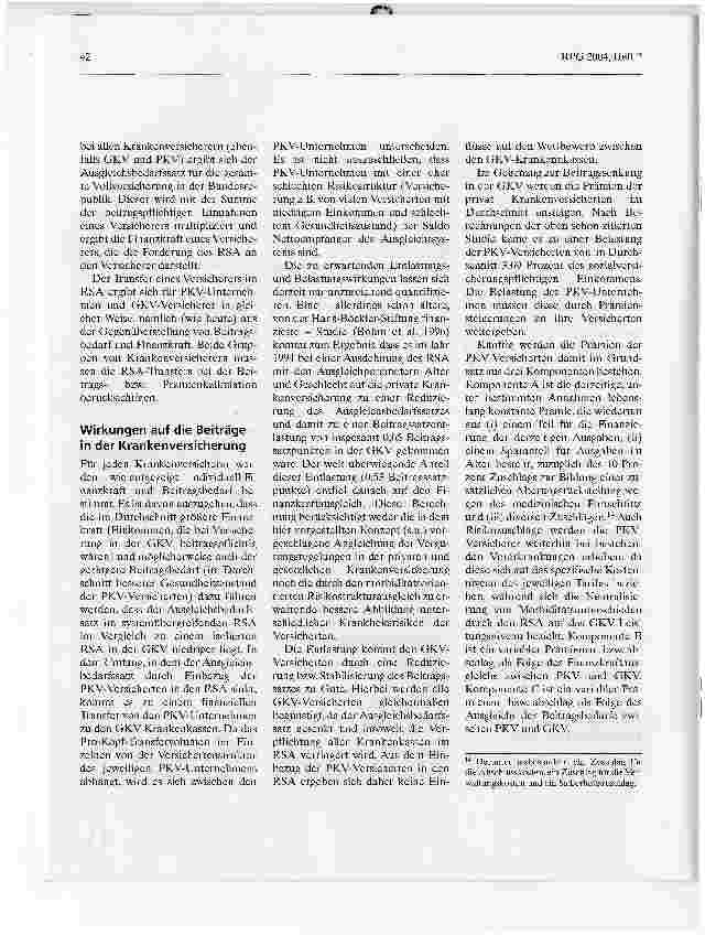 Vorschauseite 6: Integration der Privaten Krankenversicherung (PKV) in den Risikostrukturausgleich der Gesetzlichen Krankenversicherung (GKV) - Eine funktional äquivalente Alternative zur Bürgerve…