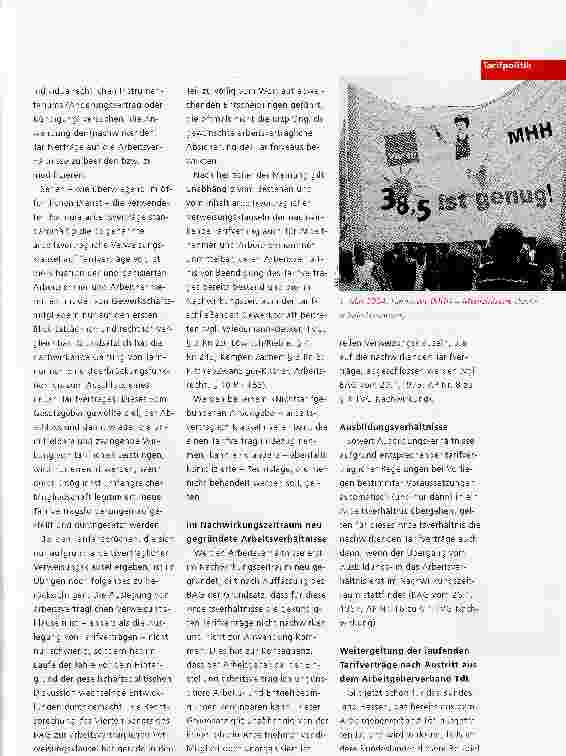 Vorschauseite 2: Kündigung der Arbeitszeitregelungen durch die TdL