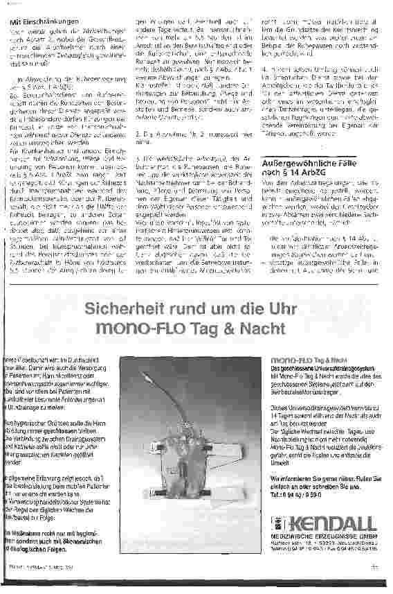 Vorschauseite 2: Nochmals: Zum neuen Arbeitszeitgesetz