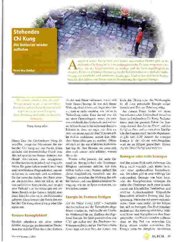Vorschauseite 1: Stehendes Chi Kung