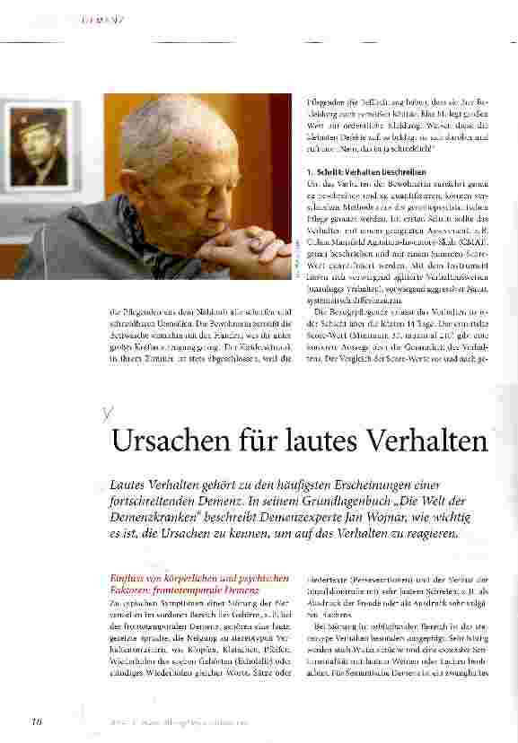 Vorschauseite 1: Ursachen für lautes Verhalten