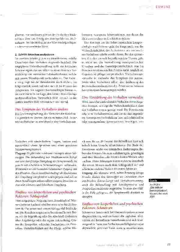 Vorschauseite 2: Ursachen für lautes Verhalten