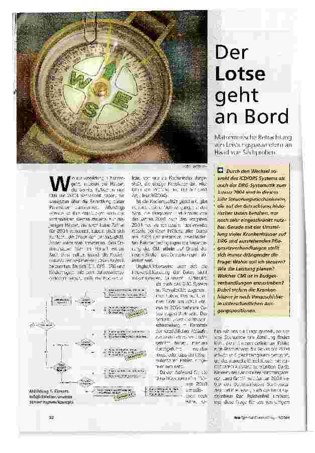 Vorschauseite 1: Der Lotse geht an BordMathematische Betrachtung von Leistungsparametern an Hand von Stichproben