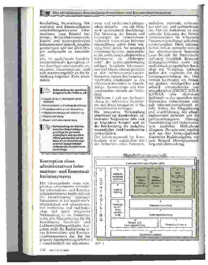 Vorschauseite 2: Das administrative Krankenhausinformationsund Kommunikationssystem Konzeption und Vorgehensweise zur Auswahl und Realisierung