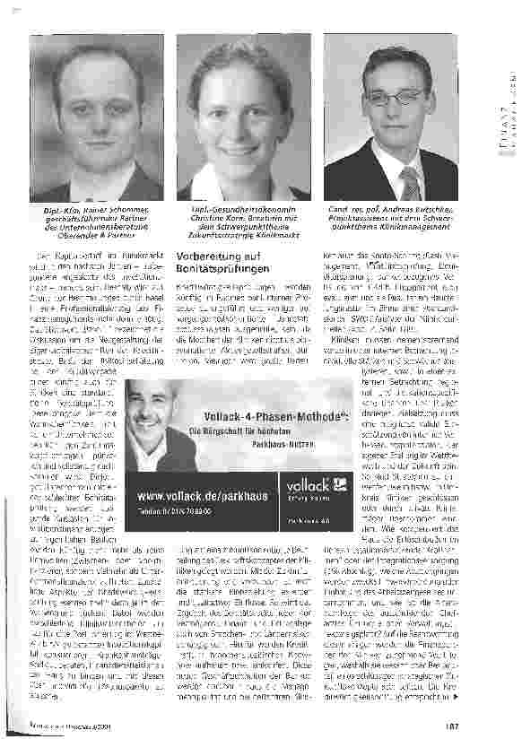 Vorschauseite 2: Interne Hausaufgaben machen Erfolgsfaktor Investitionsautonomie - keine Angst vor der Bonitätsprüfung