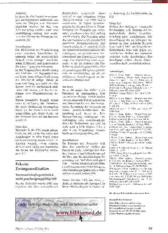 Vorschauseite 3: Die rechtliche Beurteilung von Nahrungsverweigerung und ZwangsernährungTeil 3